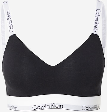 juoda Calvin Klein Underwear Trikampė Liemenėlė: priekis