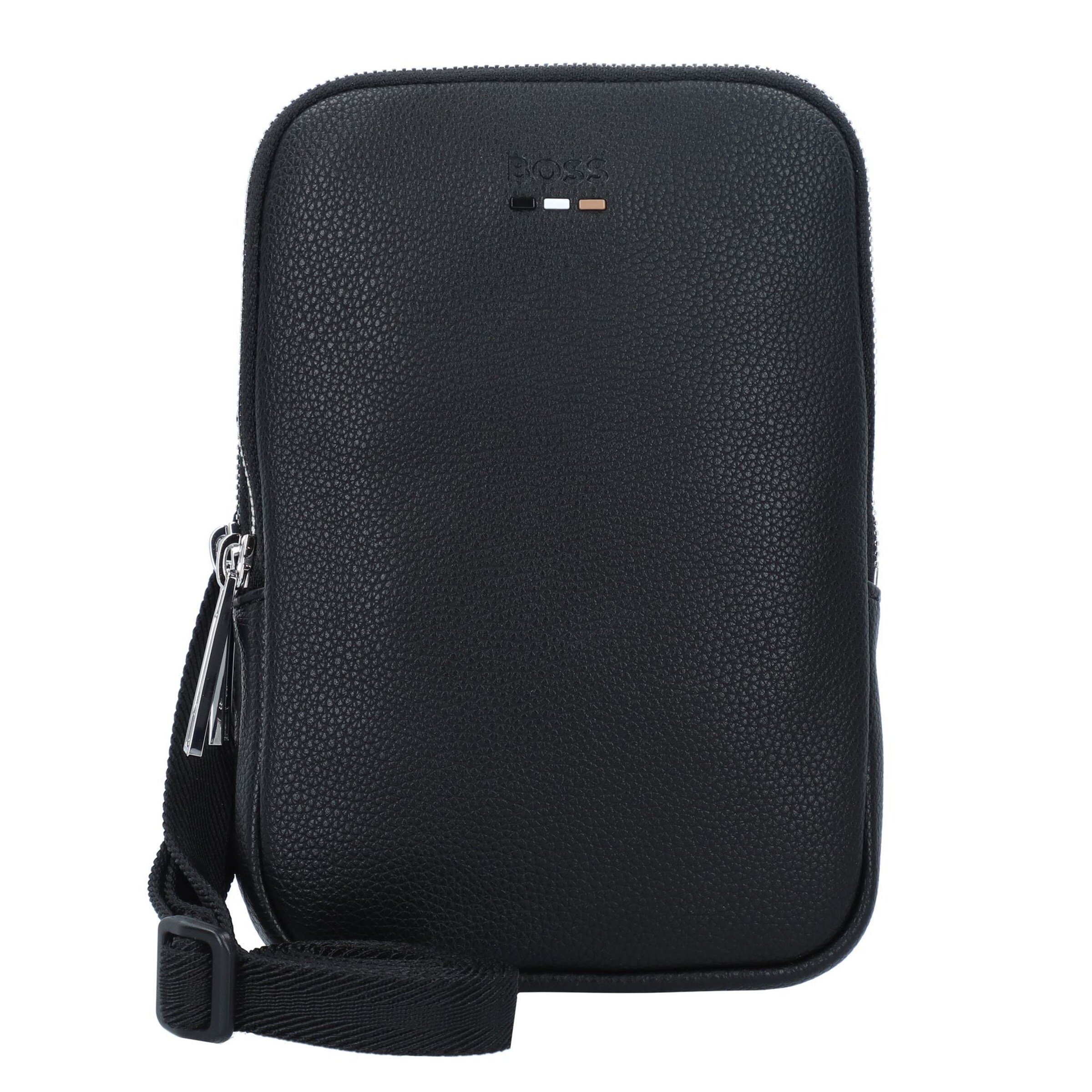 Borsa a tracolla 'Ray ' di BOSS in nero: frontale