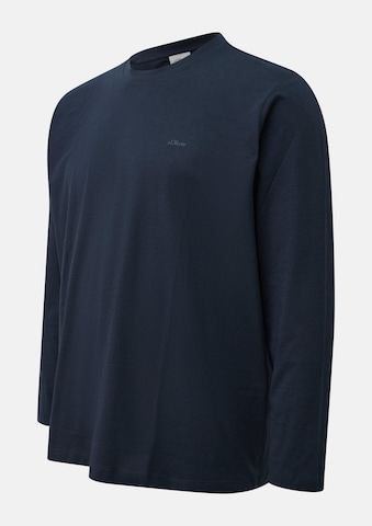 T-Shirt s.Oliver Men Big Sizes en bleu : sur le côté