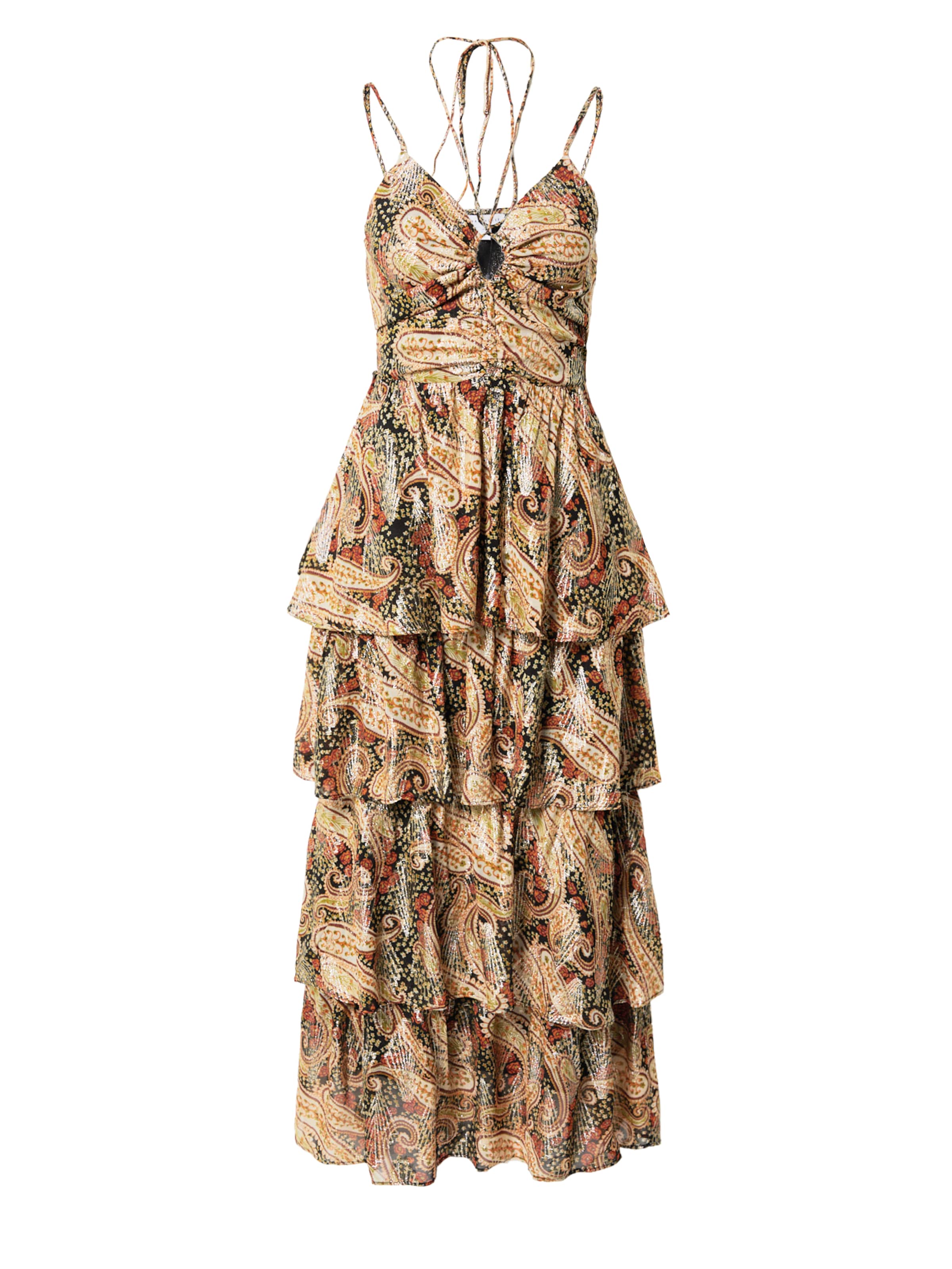 Warehouse Φόρεμα σε ανάμεικτα χρώματα: μπροστά