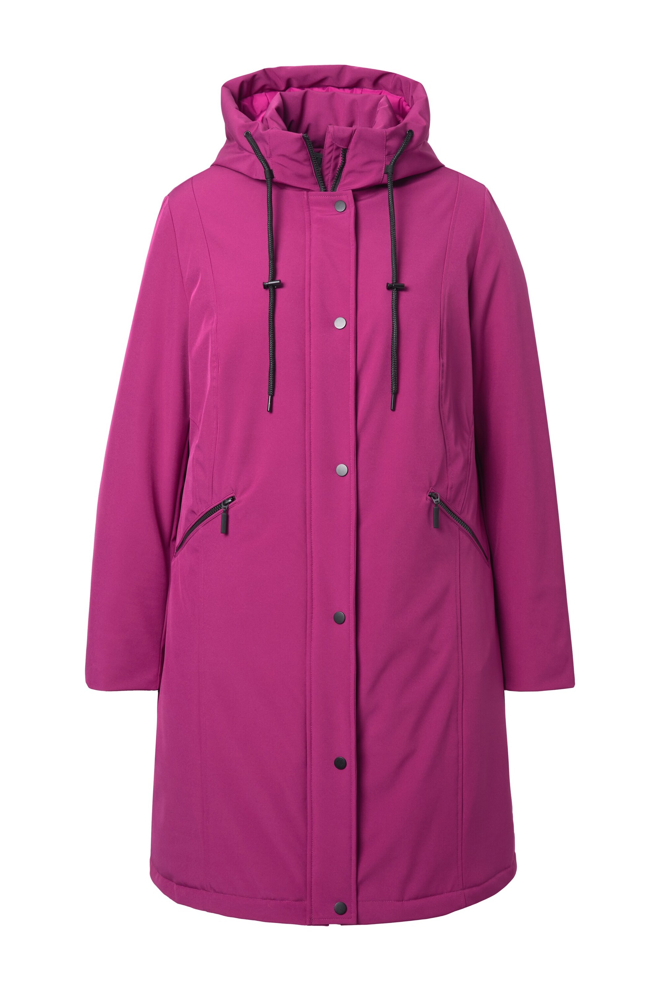 Ulla Popken Between-season jacket in Purple: front