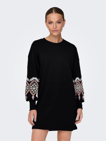 ONLY - Vestido 'ONLBROOKE' en negro: frente