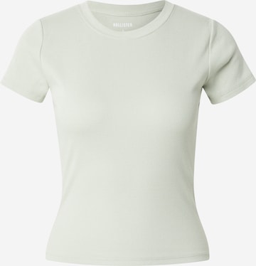 HOLLISTER Футболка в Зеленый: спереди