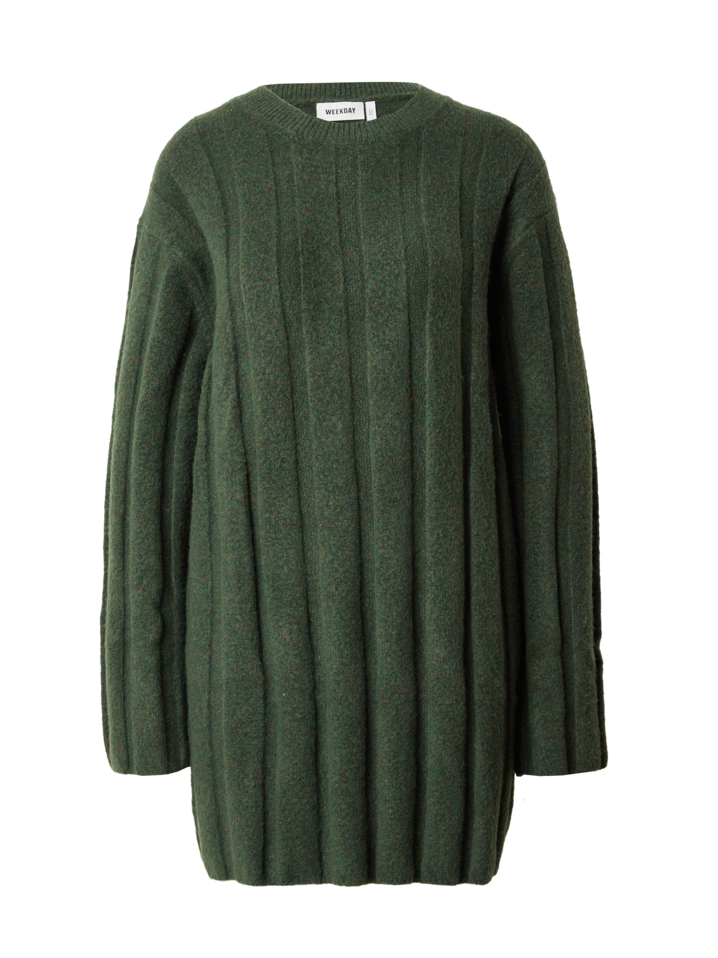 Robes en maille 'Fiona' WEEKDAY en vert : devant