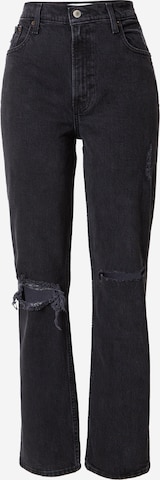 Abercrombie & Fitch tavaline Teksapüksid, värv must: eest vaates