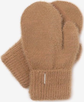 Vivisence Fingerhandschuhe '7205' in Braun: Vorderseite