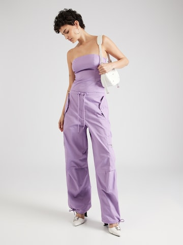 Samsøe Samsøe Wide leg Pants 'Chi' in Purple