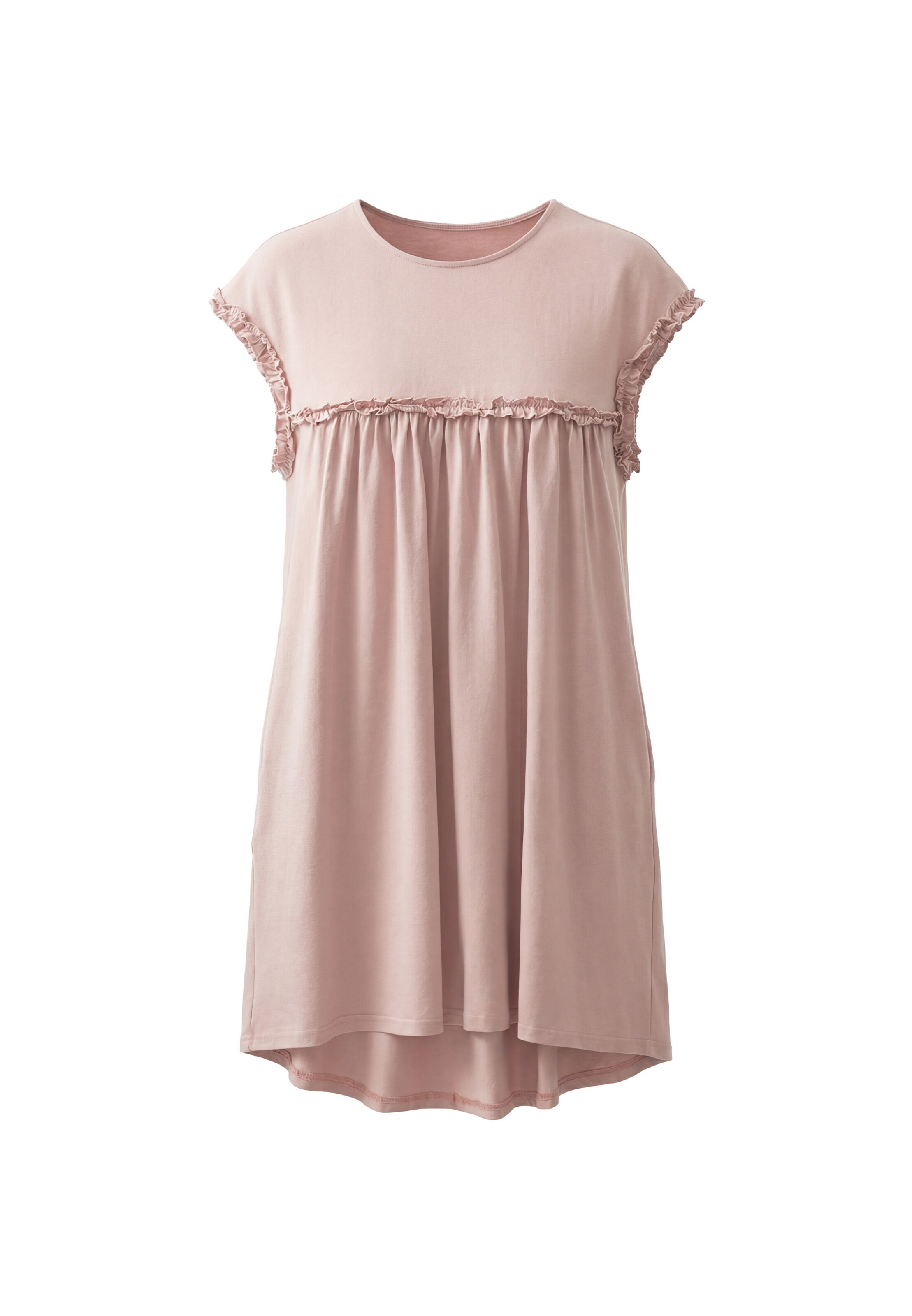 faina Jurk in Roze: voorkant