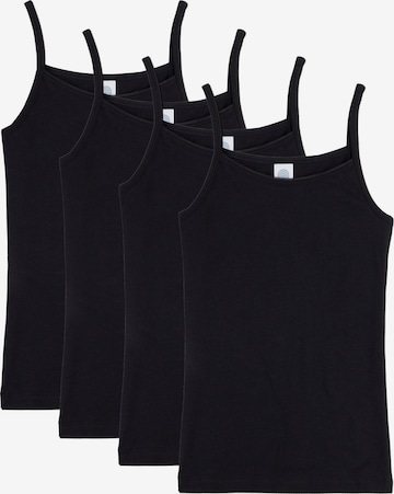 Maglietta intima di Sanetta in nero: frontale