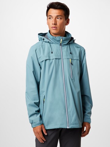 CMP Outdoorjas in Blauw: voorkant