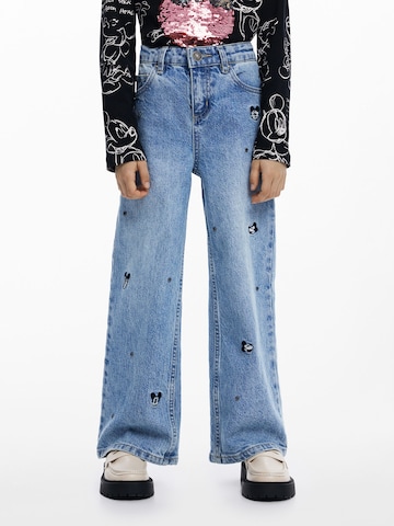 Desigual - Pierna ancha Vaquero en azul: frente