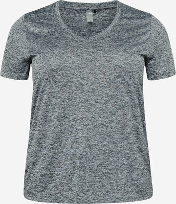Only Play Curvy Performance Shirt 'IVY' in Grey: front