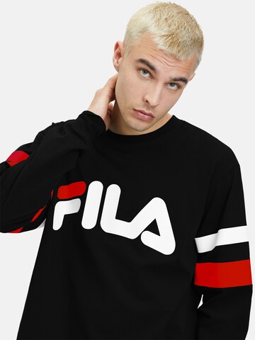 FILA Sweatshirt 'LUOHE' in Zwart