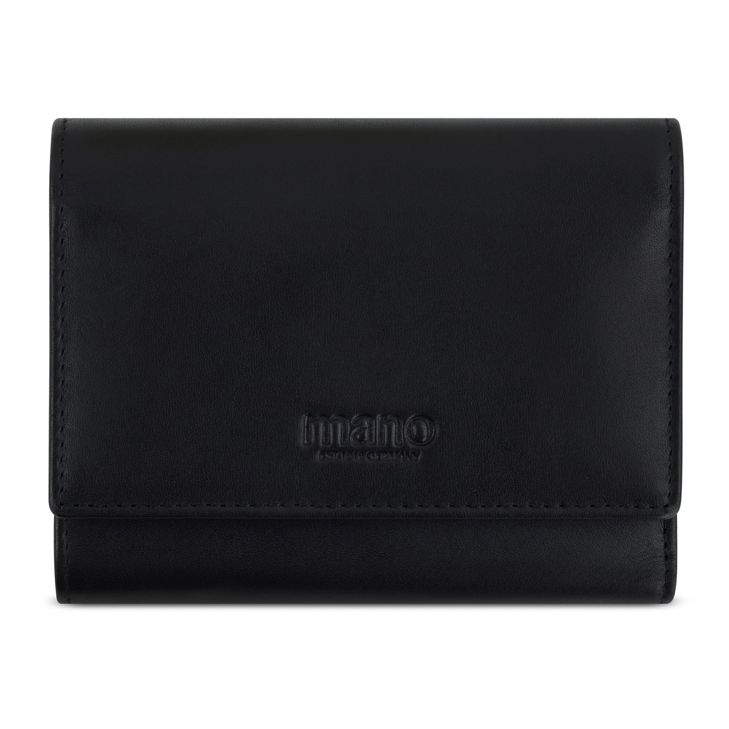 mano Portemonnee 'Don Andrea' in Zwart: voorkant