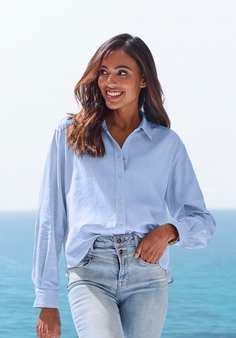 BUFFALO Blouse in Blue: front