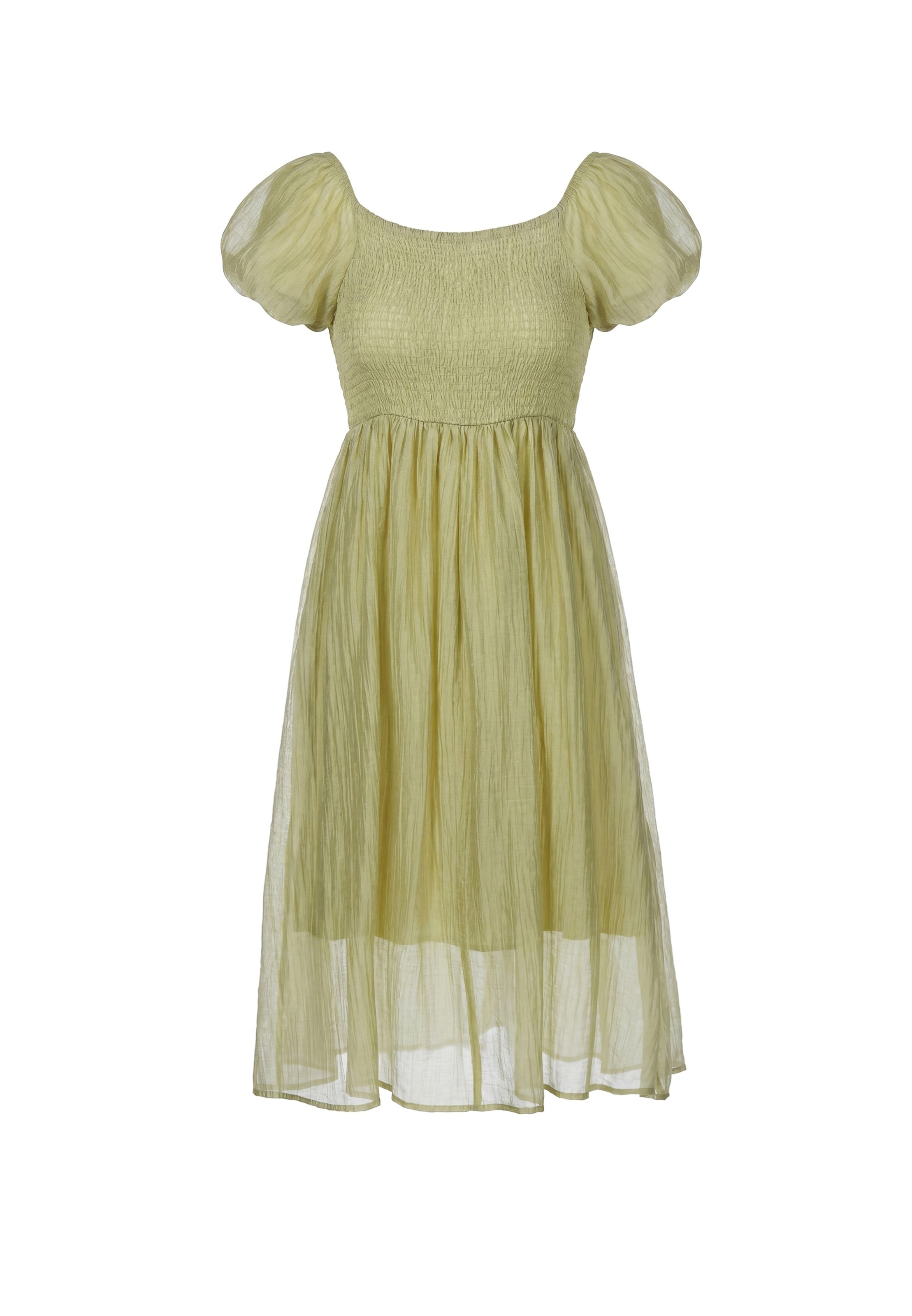 usha FESTIVAL - Vestido en verde: frente