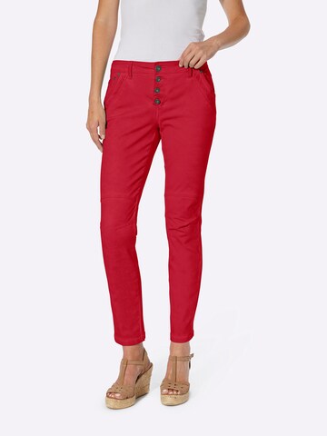 regular Jeans di heine in rosso: frontale