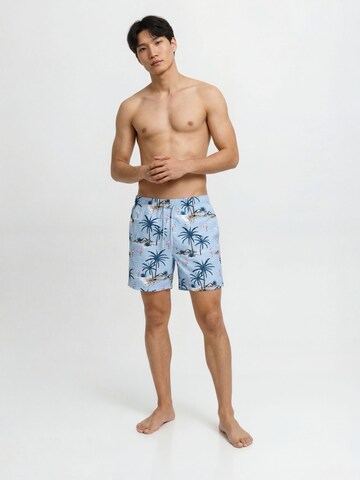 JACK & JONES Badeshorts 'JPSTMaui' in Blau