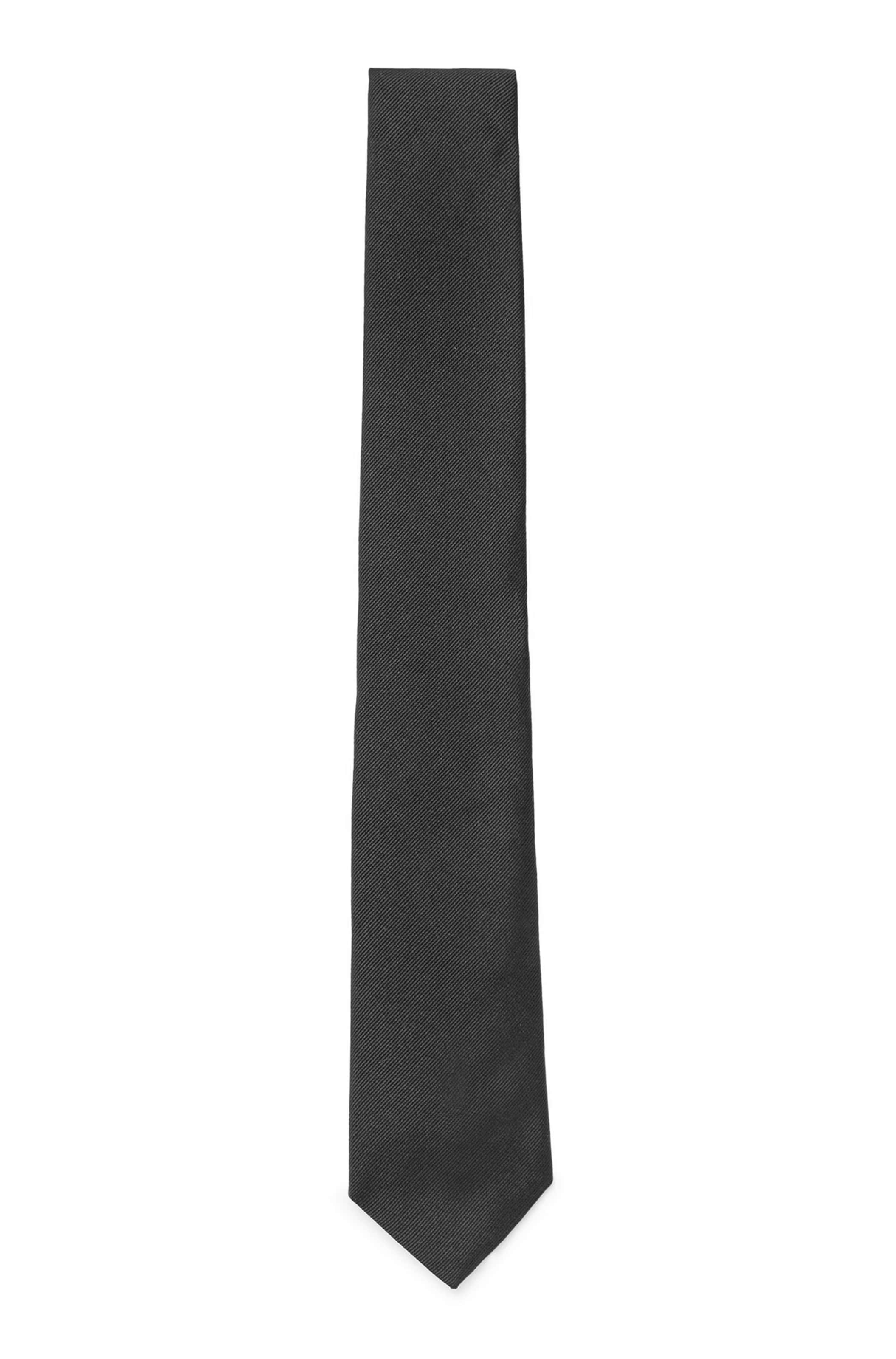 BOSS Kravata – černá