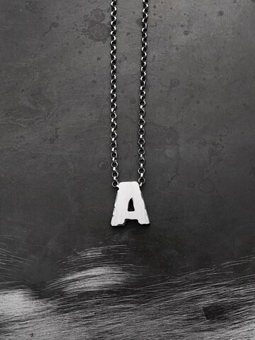 REYTEL - Cadena 'Letter A' en plata