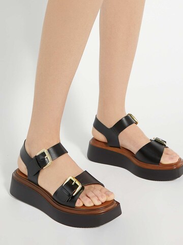 Sandales 'Loells' Dune LONDON en noir