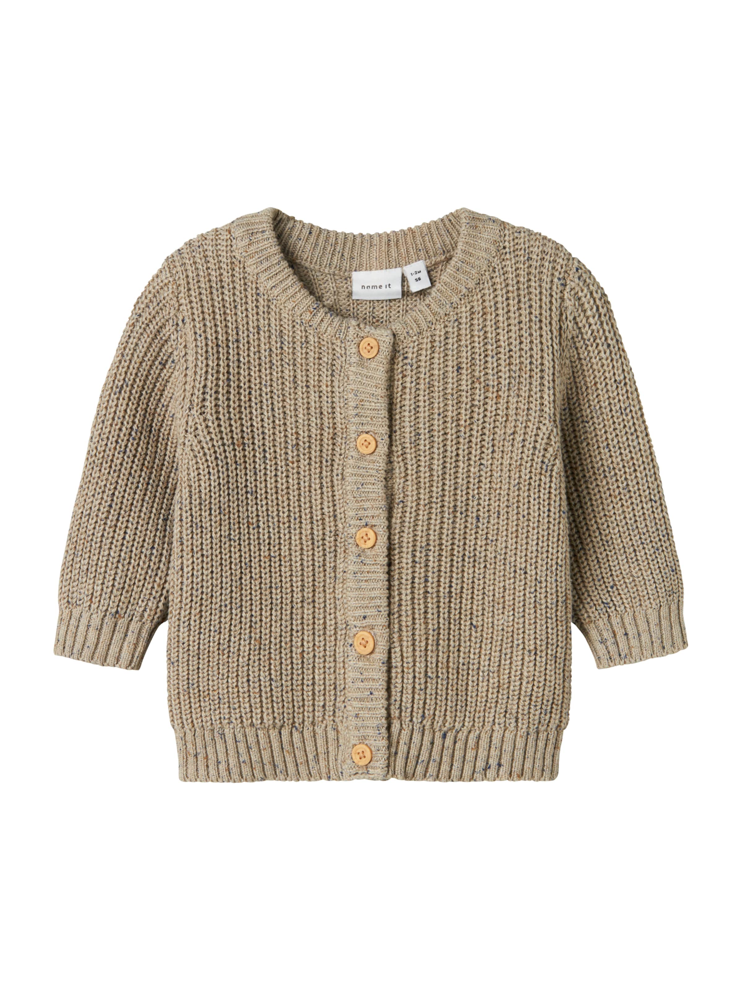 NAME IT Knit Cardigan 'NBMNorman' in Grey: front