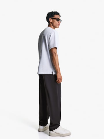 Bershka Zvonové kalhoty Kalhoty – černá