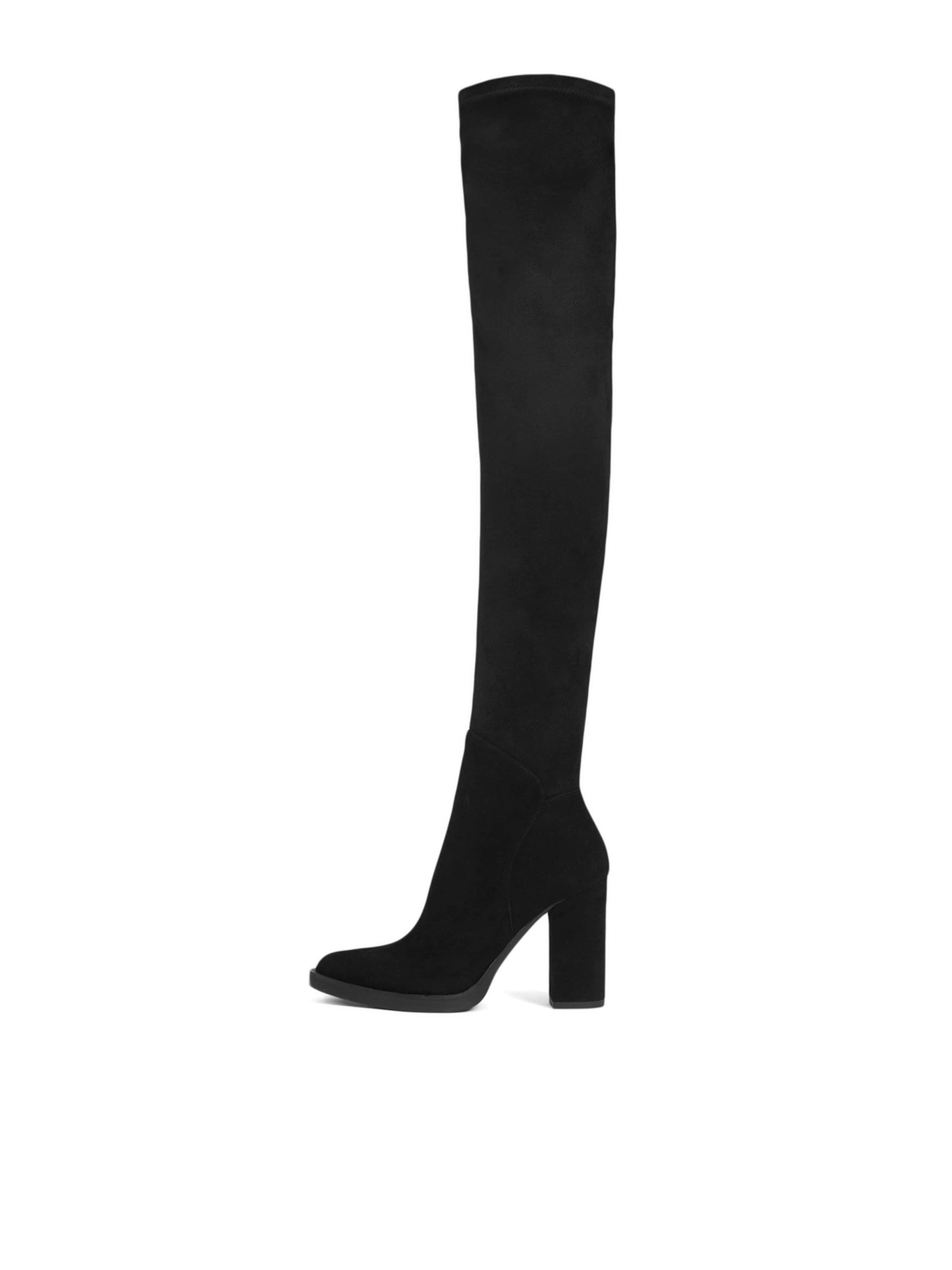 Kazar Ботуши над коляното в черно: отпред