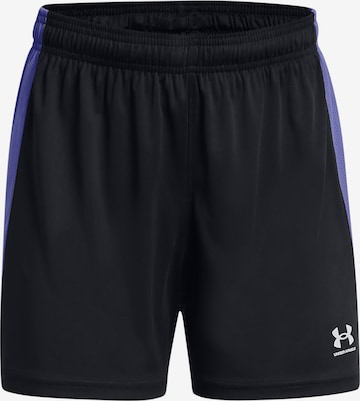 UNDER ARMOUR Workout Pants 'Challenger' in Black: front