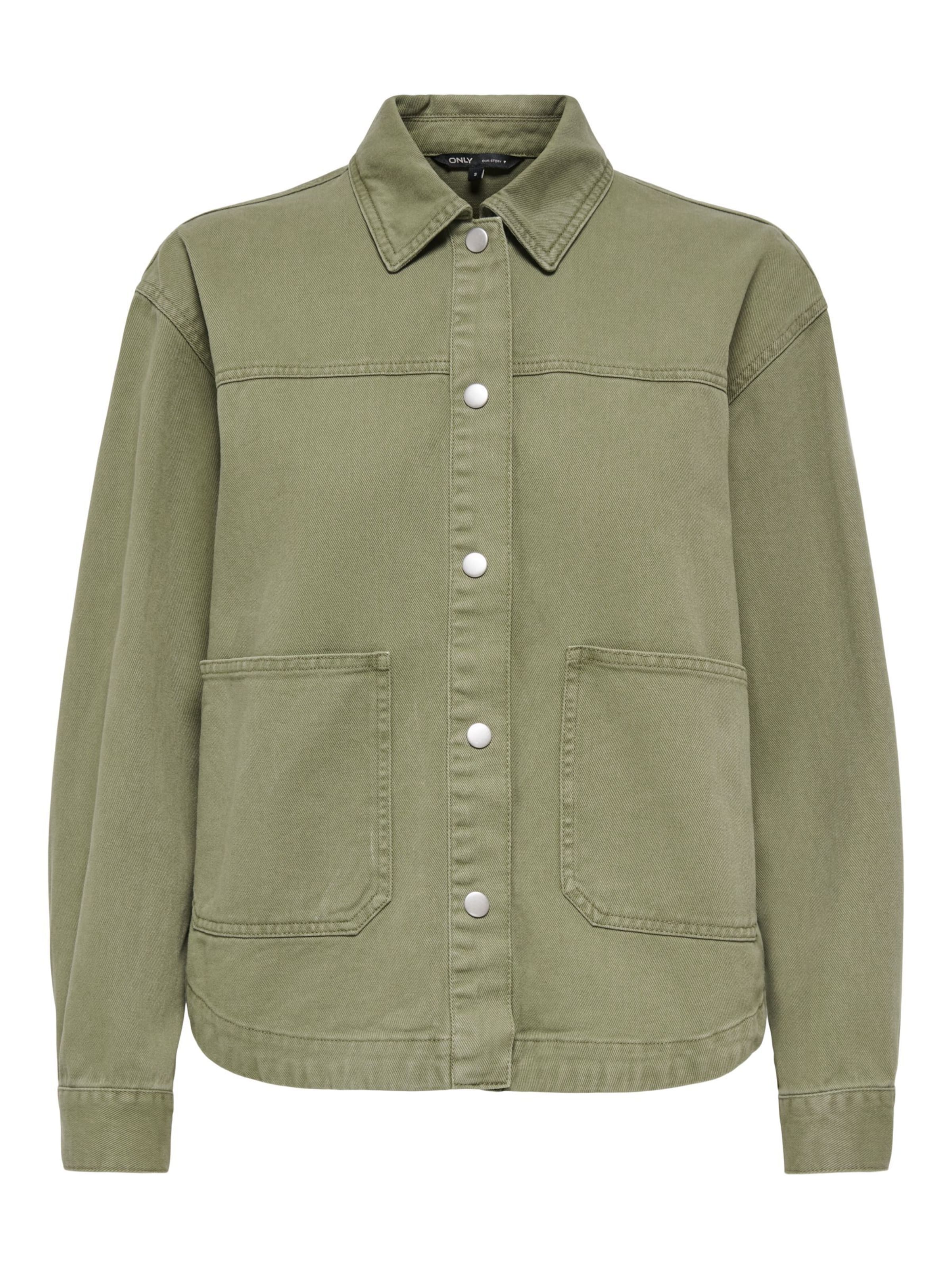 ONLY Veste mi-saison en olive, Vue avec produit