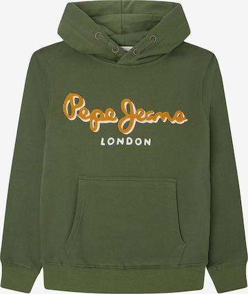 Pepe Jeans Sweatshirt in Grün: predná strana