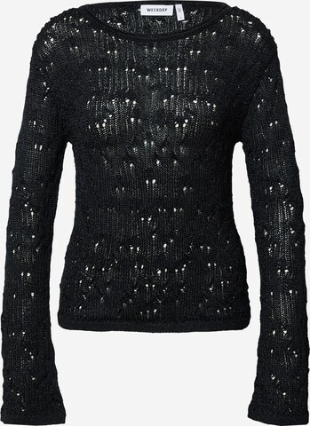 WEEKDAY Sweater 'Melany' in Black: front