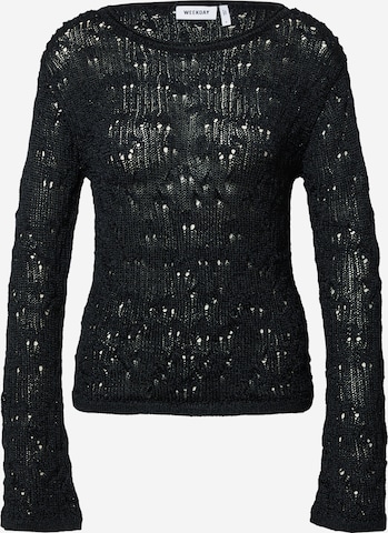 WEEKDAY Sweater 'Melany' in Black: front