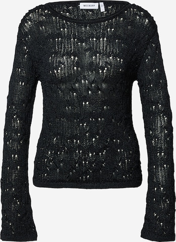 WEEKDAY - Jersey 'Melany' en negro: frente