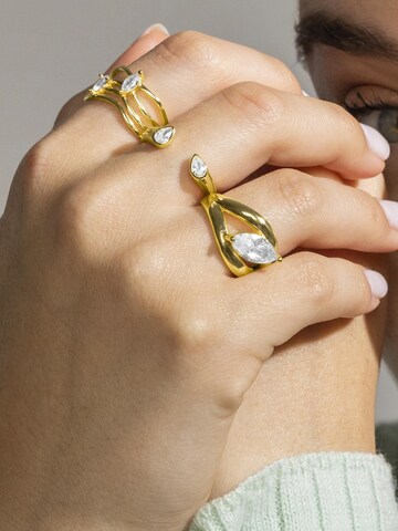 Luxenter Ring 'TANDUF'‌‌‌‌‌ in Gelb