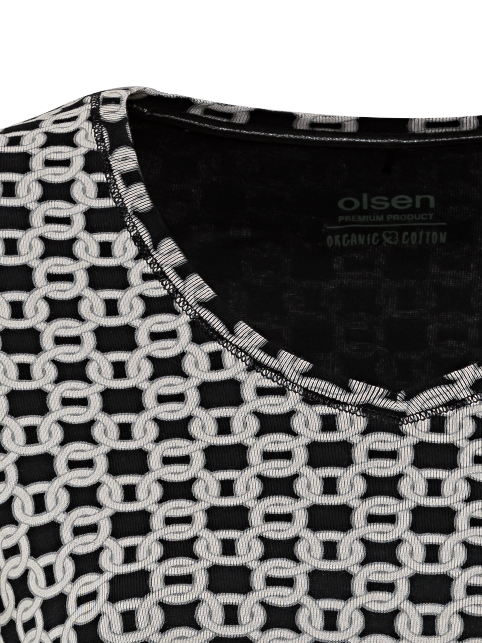 Olsen Shirt in Schwarz 