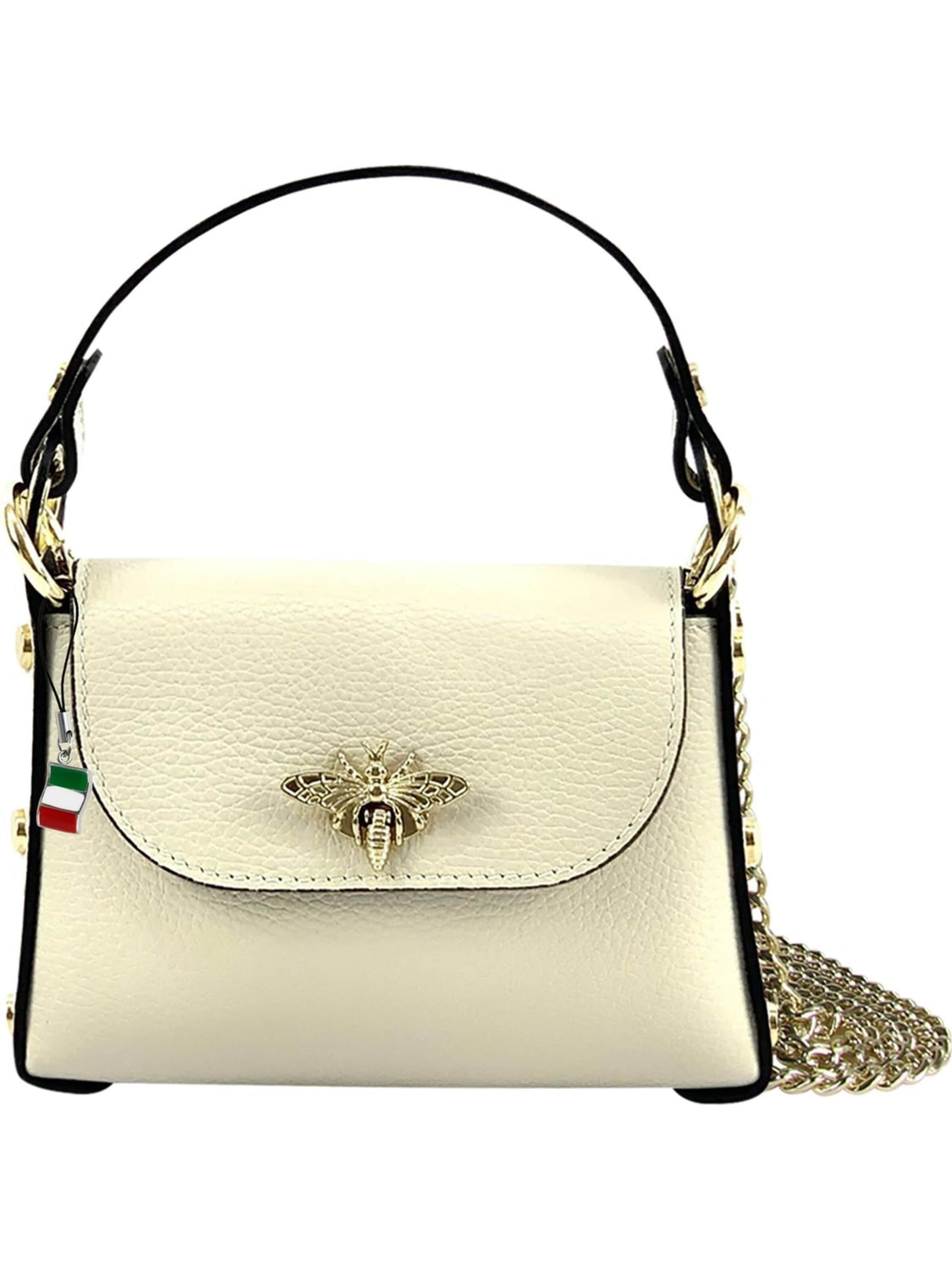 Florence Crossbody Bag in Beige: front