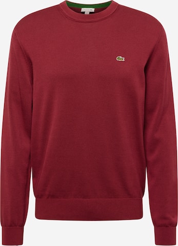 Pull-over LACOSTE en marron : devant