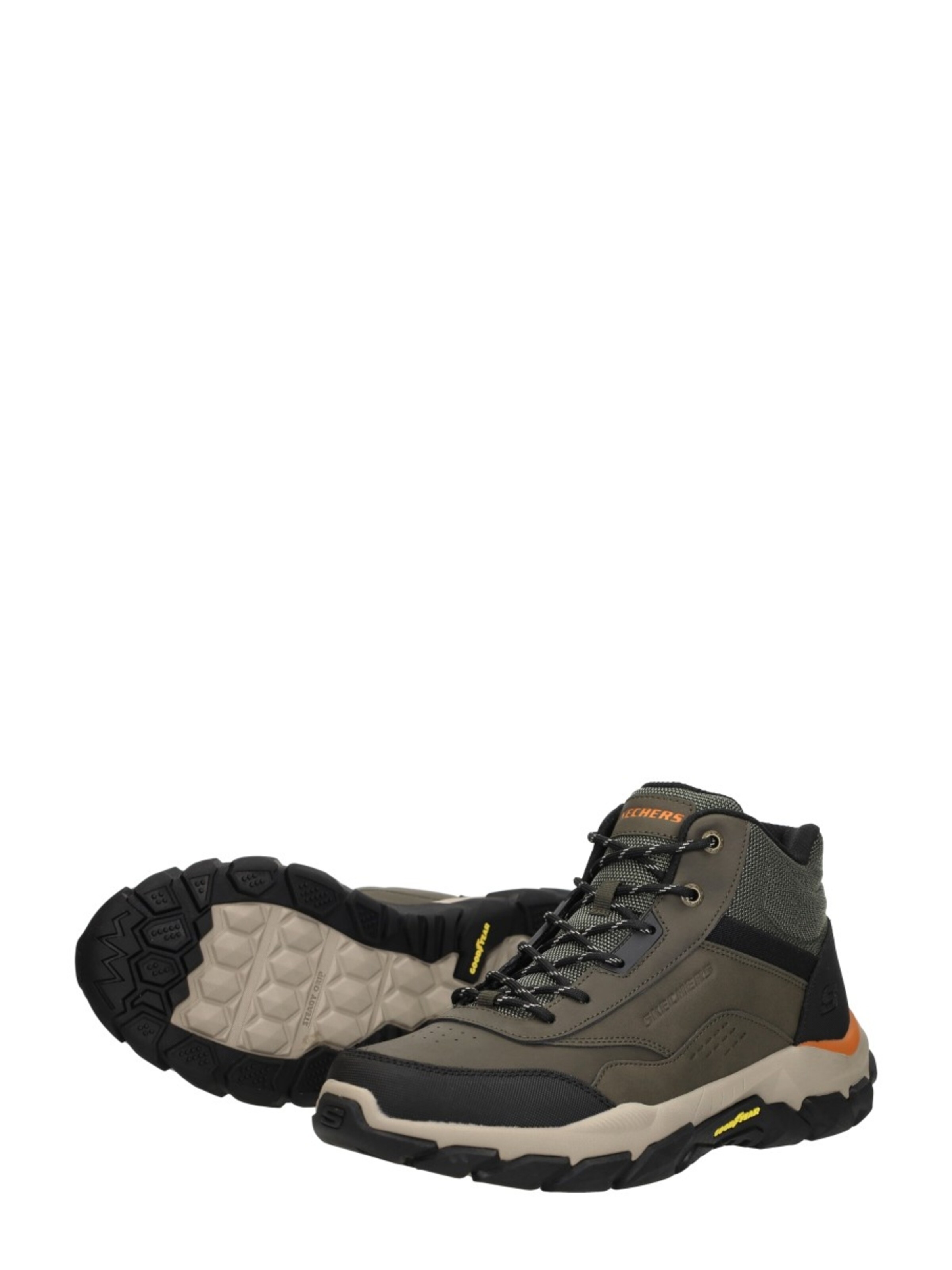 SKECHERS Lace-up boot 'Santoro - Hopkins' in Green