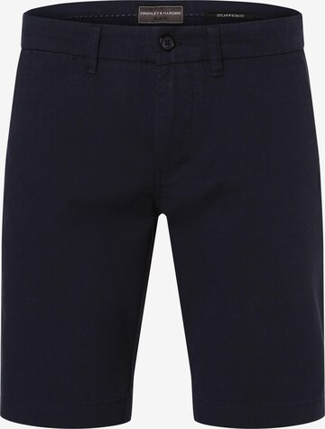 Finshley & Harding Broek 'Dylan' in Blauw: voorkant