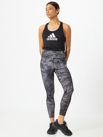 ADIDAS SPORTSWEAR Αθλητικό τοπ 'Aeroready Designed 2 Move Logo' σε μαύρο