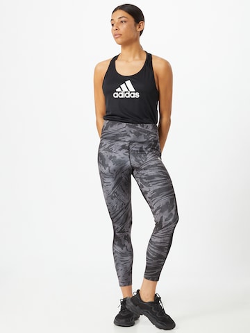 ADIDAS SPORTSWEAR Sporttop 'Aeroready Designed 2 Move Logo' in Zwart