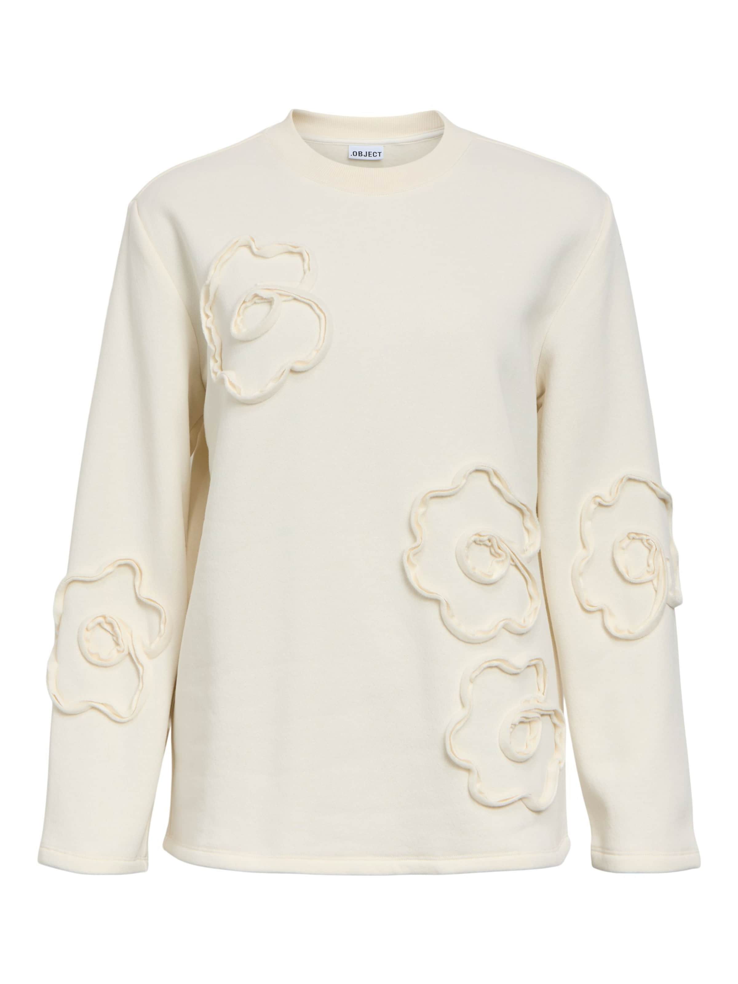 Felpa di OBJECT in bianco: frontale