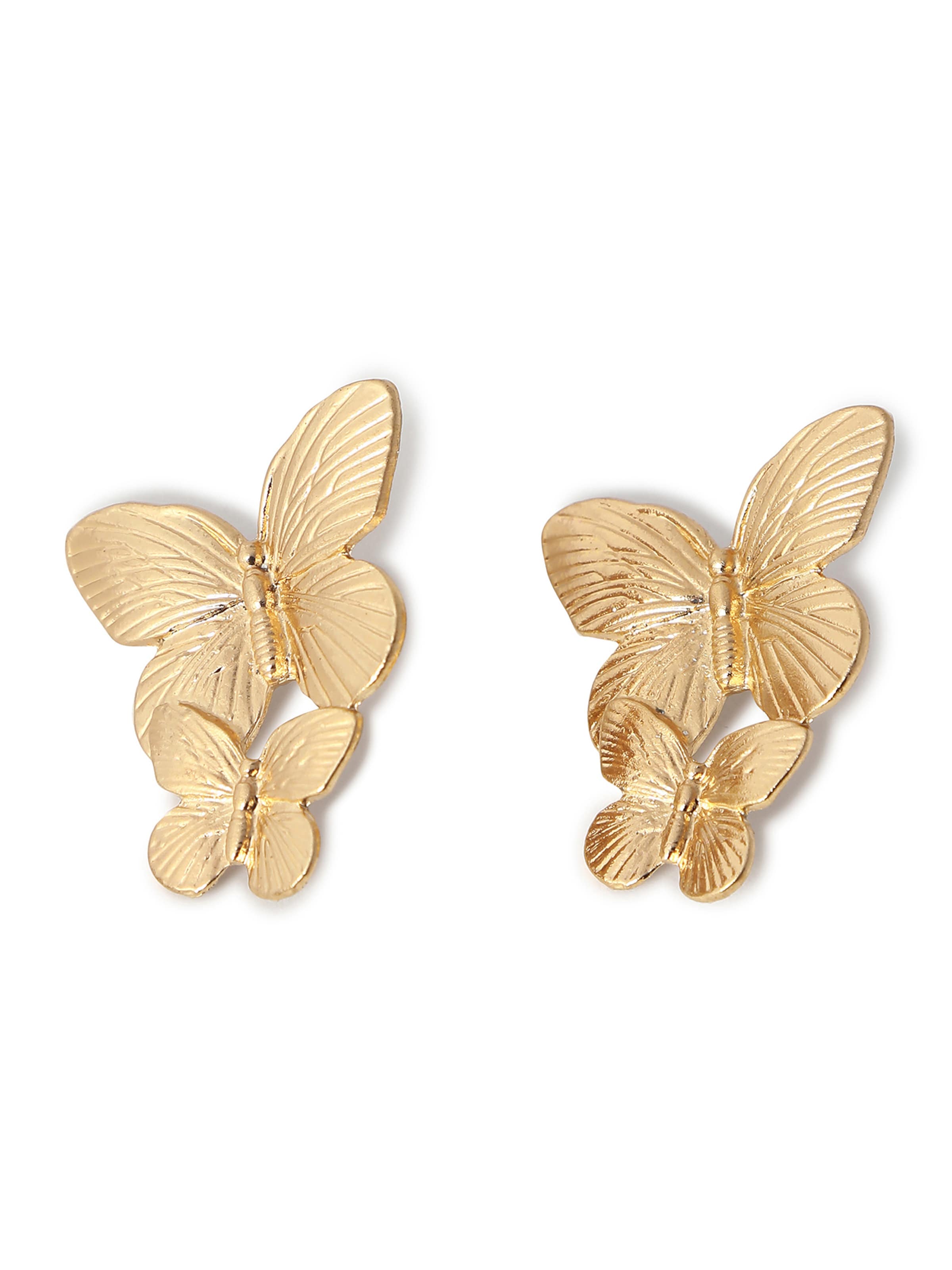 SOHI Серьги 'Hetal' в Золотой: спереди