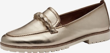 Chaussure basse Tamaris en or : devant