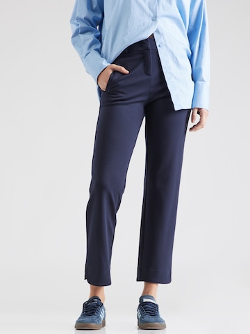 Regular Pantalon chino 'Mia' TOM TAILOR en bleu : devant