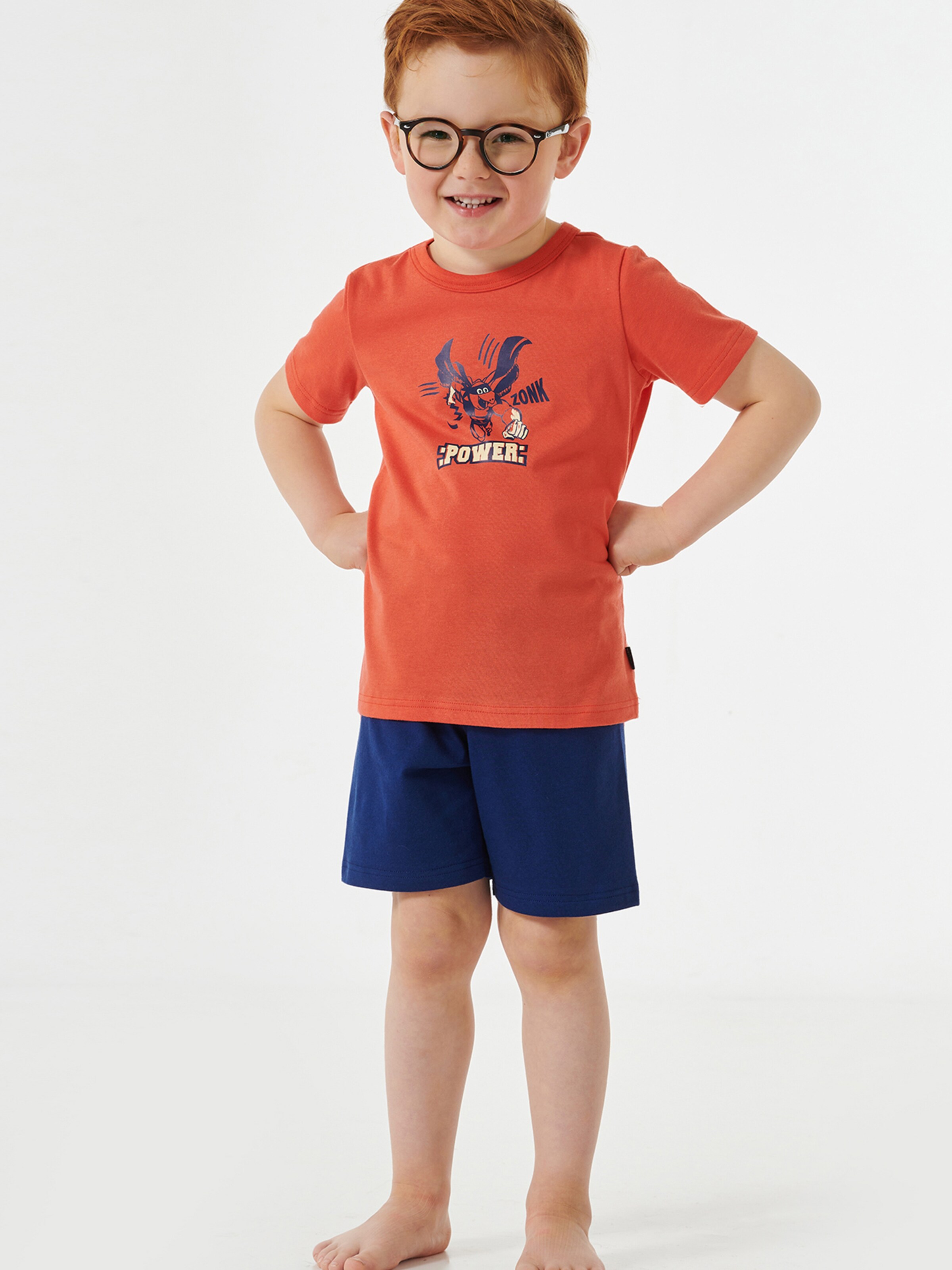 SCHIESSER Pajamas in Red: front