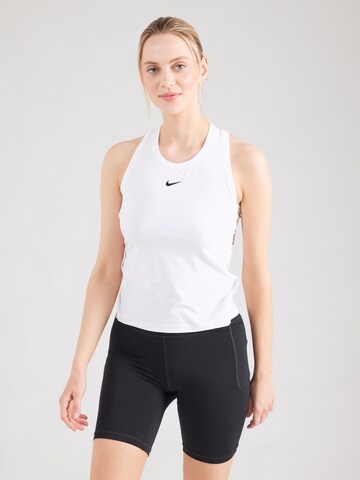 NIKE Sports top in White: front