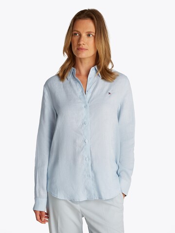 TOMMY HILFIGER Bluse in Blau: Vorderseite