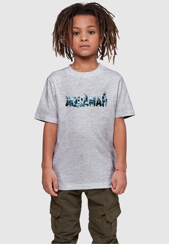 Coupe regular T-Shirt 'Aquaman' ABSOLUTE CULT en gris : devant